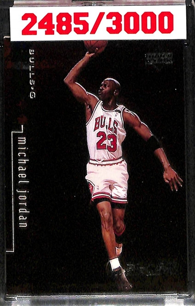 Lot of 4 1999 Upper Deck Black Diamond Michael Jordan Inserts (All Numbered Short Prints)